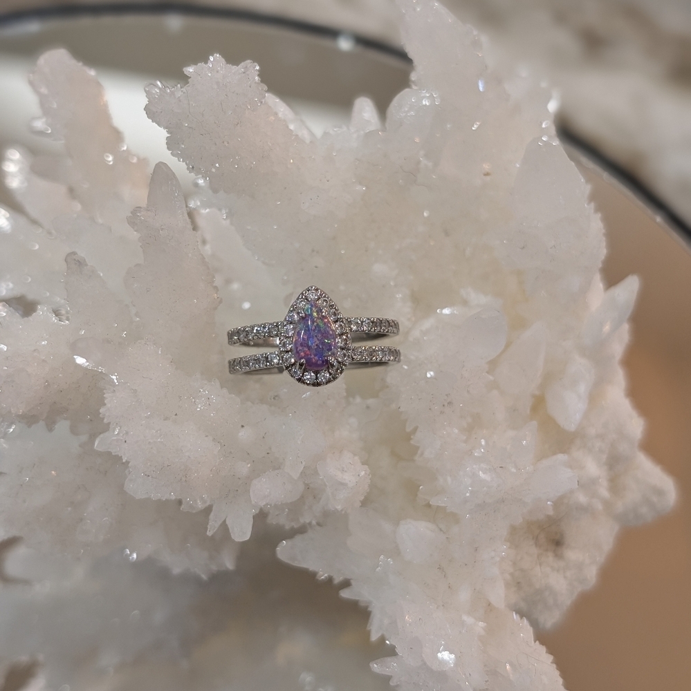 Bomb Party Fire Opal Ring - Picture 3 of 7